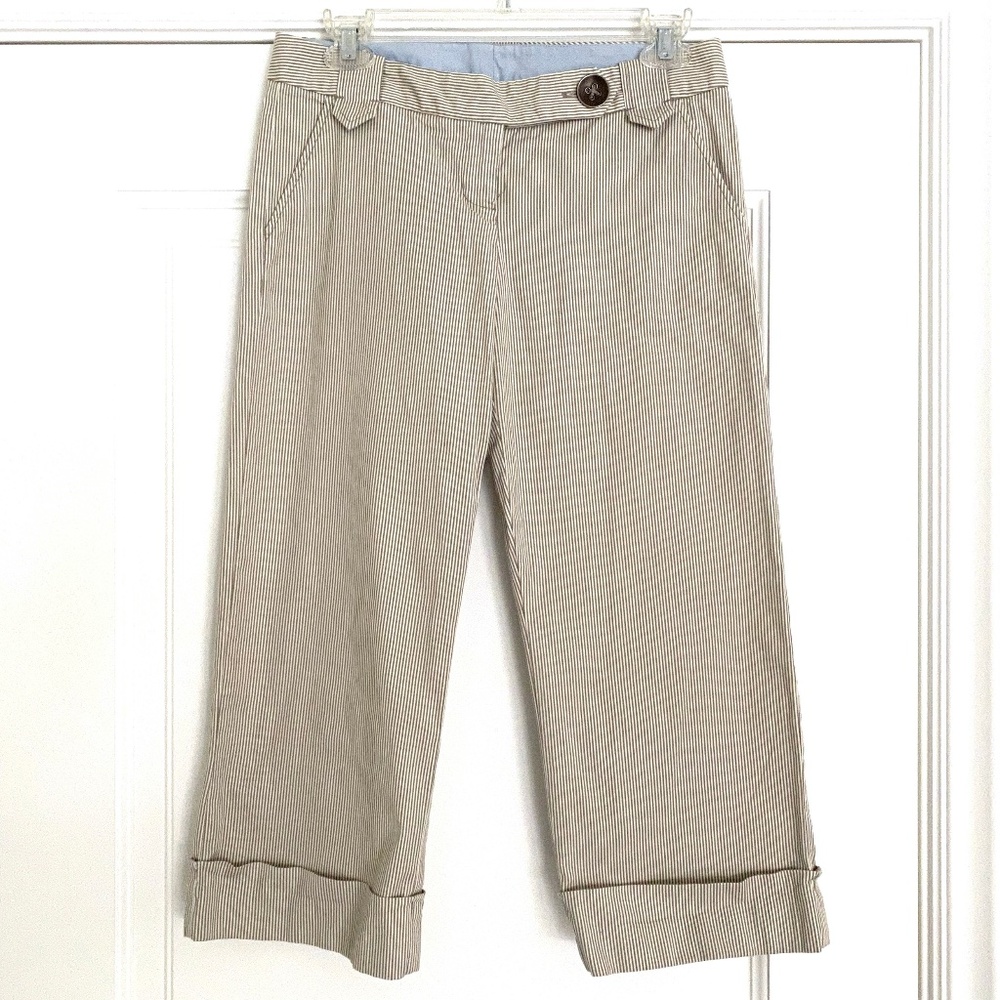 Matty M Striped Capris - 6 (fits like a 2)